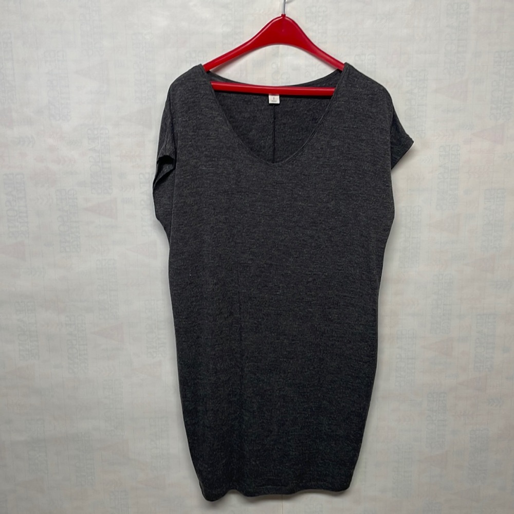 Old Navy small women tunic dress top size small grey